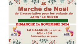 Marché de Noël de l&#039;Ape de Jars/Le Noyer le 24 novembre