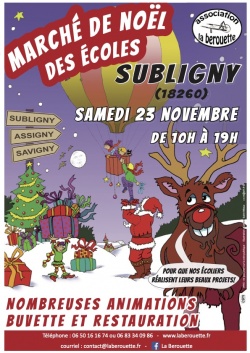 Marché de Noël Subligny 23 novembre