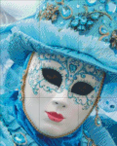 Carnaval Venise Masque Bleu