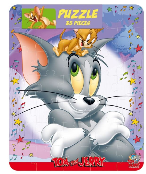 Mon livre puzzle géant - Tom et Jerry - 5 puzzles: 9783862334957